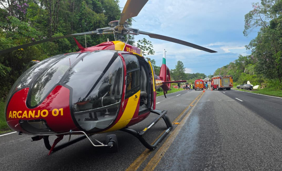 Helicóptero Arcanjo 01 eleva padrão de resgates no Litoral durante o Verão Maior Paraná