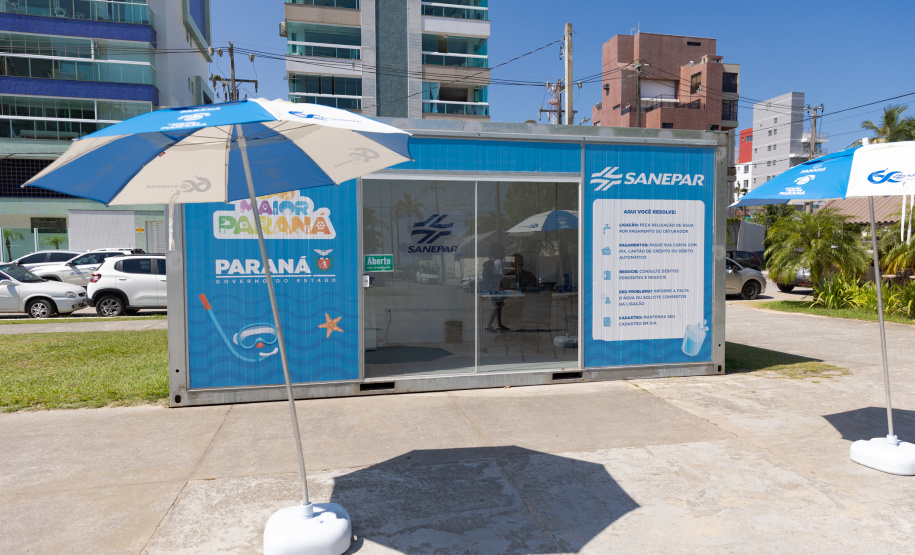 Atendimento da Sanepar no Litoral segue com postos avançados até março
