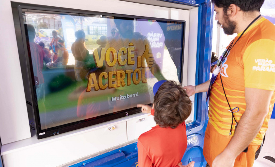 Estação Sanepar encerra operação com 40 mil atendimentos no Verão Maior Paraná