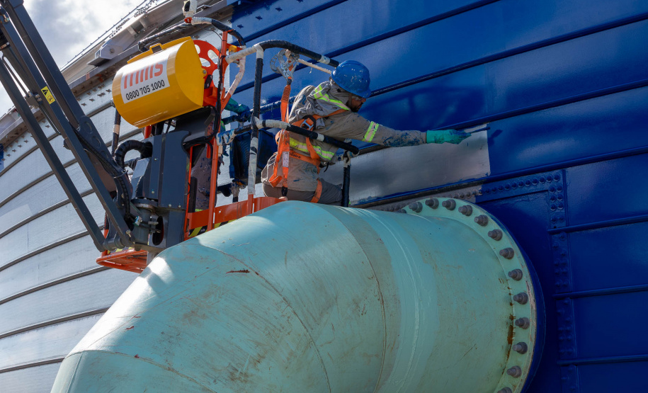 Curitiba constrói maior reservatório em aço da América Latina
