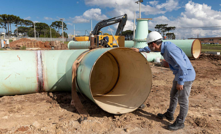 Curitiba constrói maior reservatório em aço da América Latina