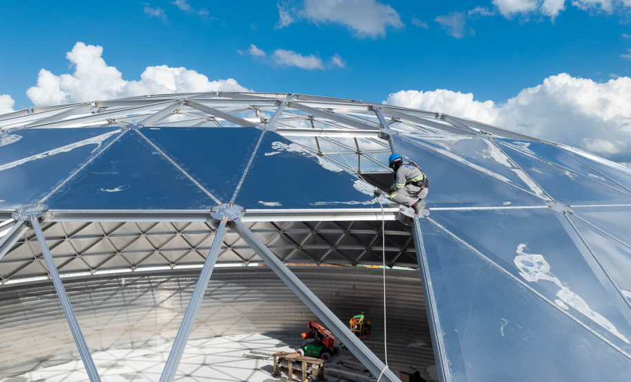 Curitiba constrói maior reservatório em aço da América Latina