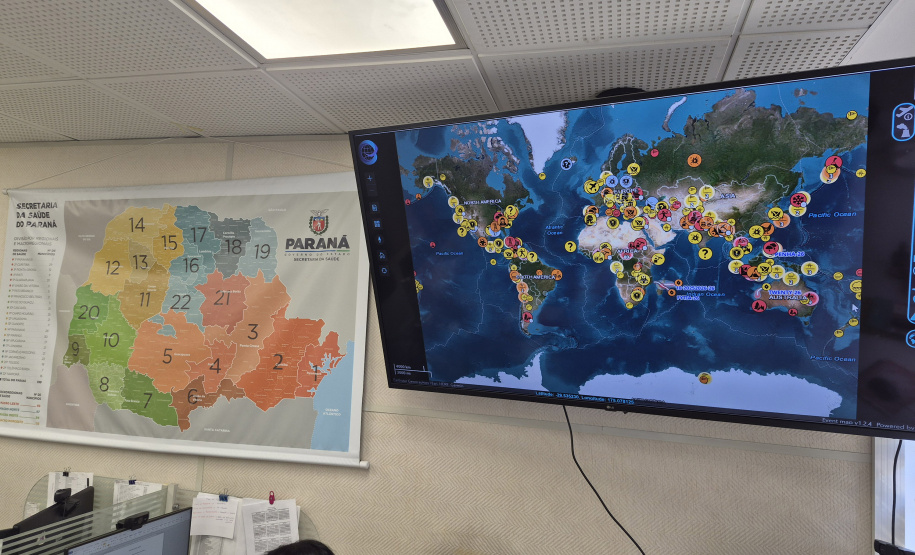 SESA - Centro de Informações Estratégicas da Sesa atua como “radar” para antecipar emergências de saúde pública no Paraná