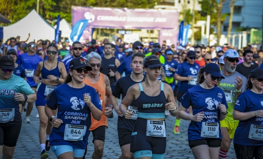 Corrida Sanepar em Matinhos reúne mais de 1.500 participantes
