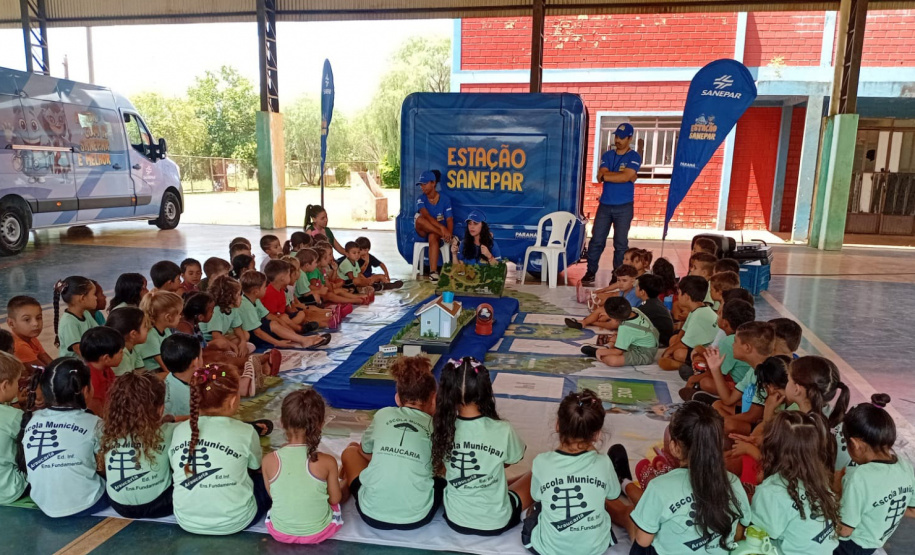 Educação ambiental itinerante: Estação Sanepar percorre o Paraná na volta às aulas
