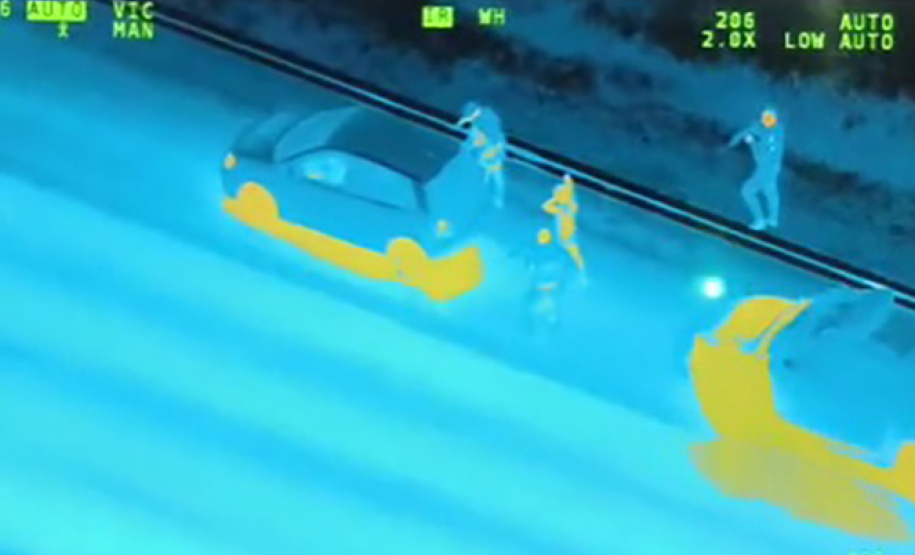 Com apoio da Aeronave Falcão, PMPR apreende droga escondida em tanque de combustível na BR-277