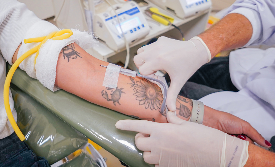 Paraná registra queda nos estoques de sangue O+ e O-