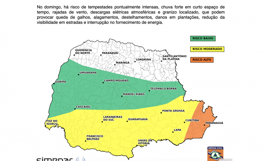 CARNAVAL COM DUAS FRENTES FRIAS TERÁ CALOR E CHUVA NO PARANÁ