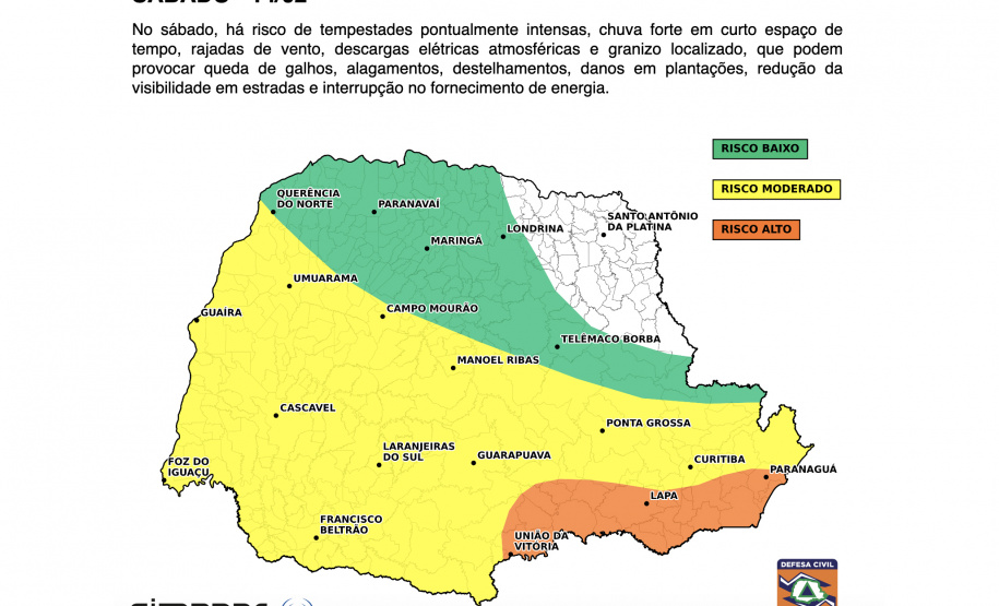 CARNAVAL COM DUAS FRENTES FRIAS TERÁ CALOR E CHUVA NO PARANÁ