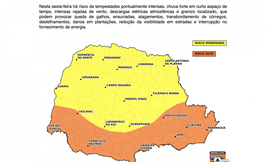 CARNAVAL COM DUAS FRENTES FRIAS TERÁ CALOR E CHUVA NO PARANÁ