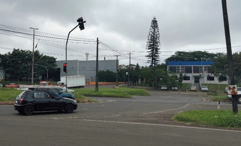 Cruzamento entre a BR-369 e a Rua da Esperança em Cambé