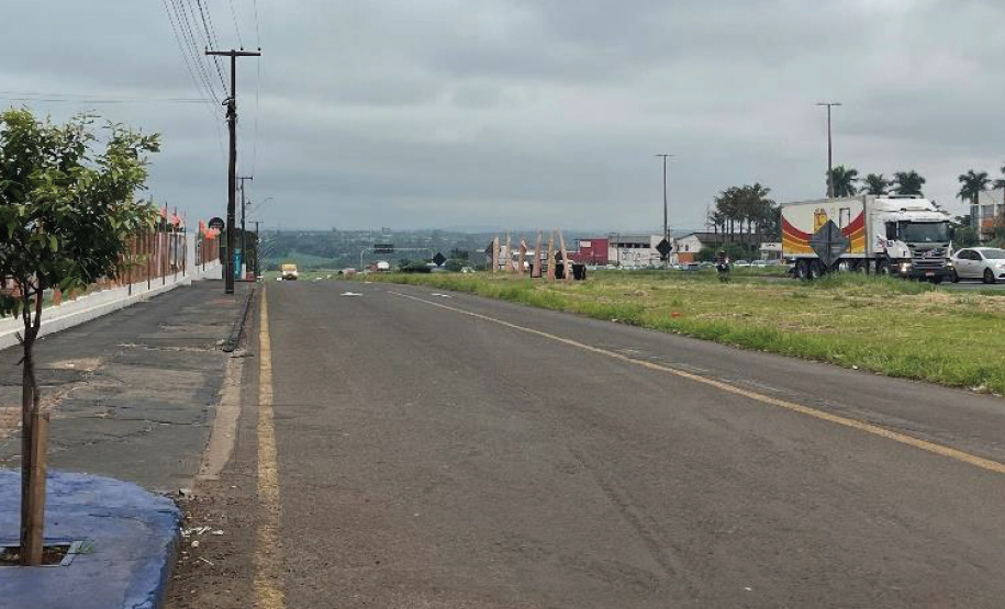 Cruzamento entre a BR-369 e a Rua da Esperança em Cambé