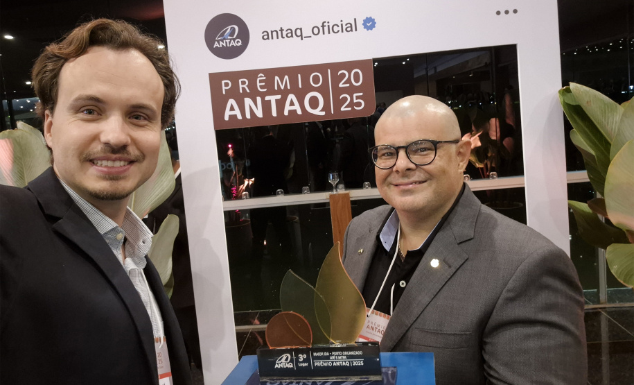Portos do Paraná é destaque no Prêmio ANTAQ