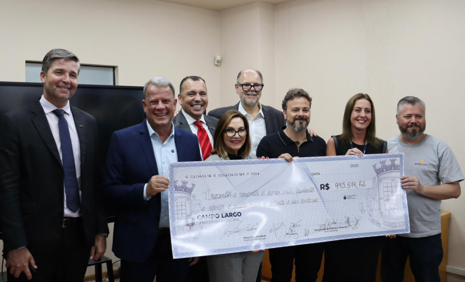 Campo Largo recebe investimento de R$ 995 mil do Estado para investir em inovação