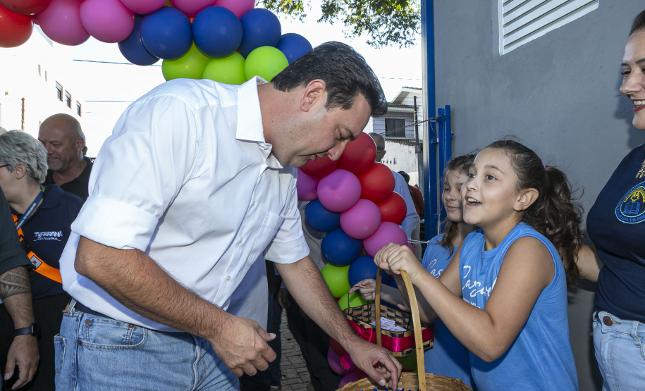 Com aporte de R$ 10 milhões do Estado, escola de Cascavel é inaugurada após reconstrução