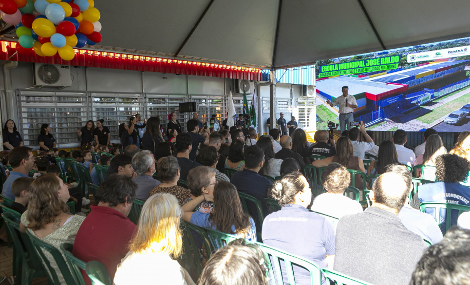 Com aporte de R$ 10 milhões do Estado, escola de Cascavel é inaugurada após reconstrução