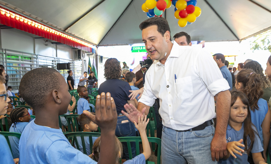 Com aporte de R$ 10 milhões do Estado, escola de Cascavel é inaugurada após reconstrução