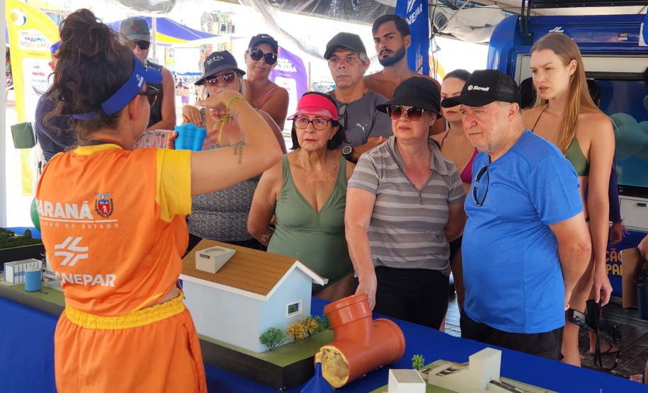 Estação Sanepar encerra operação com 40 mil atendimentos no Verão Maior Paraná