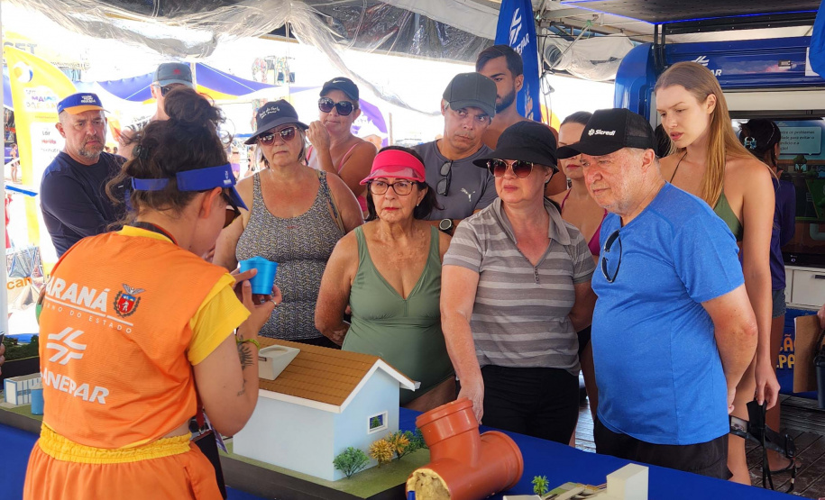 Estação Sanepar encerra operação com 40 mil atendimentos no Verão Maior Paraná