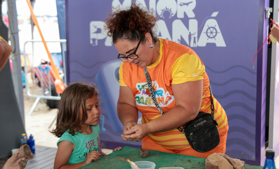 Oficinas e ações da Semipi registram mais de 10 mil atendimentos no Verão Maior Paraná