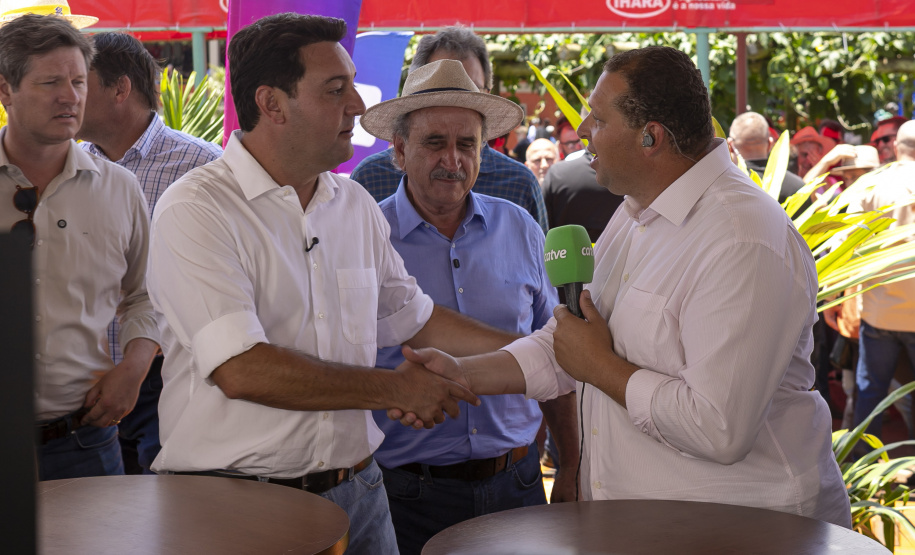 Governador Carlos Massa Ratinho Junior no Show Rural.