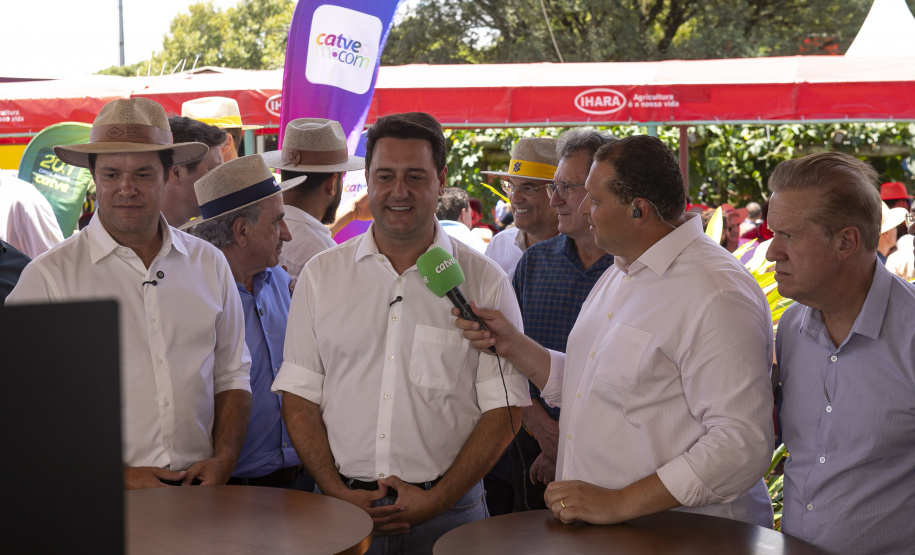 Governador Carlos Massa Ratinho Junior no Show Rural.