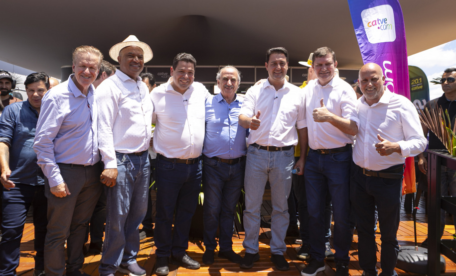 Governador Carlos Massa Ratinho Junior no Show Rural.