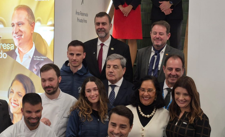 Público europeu conhece nova rota aérea ligando Portugal diretamente ao Paraná