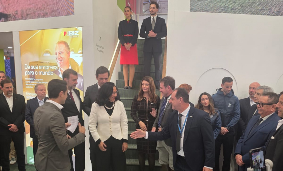 Público europeu conhece nova rota aérea ligando Portugal diretamente ao Paraná