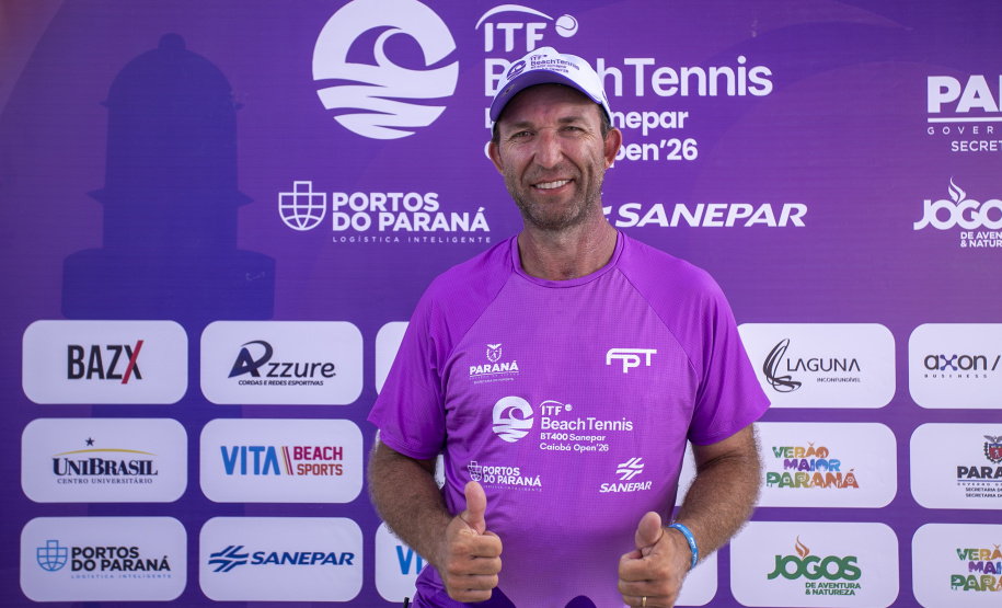 Arena Portos do Paraná em Caiobá recebe um dos maiores torneios de beach tennis do mundo