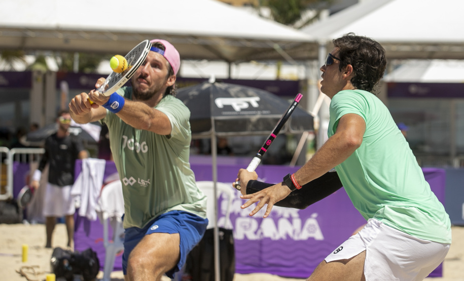 Arena Portos do Paraná em Caiobá recebe um dos maiores torneios de beach tennis do mundo
