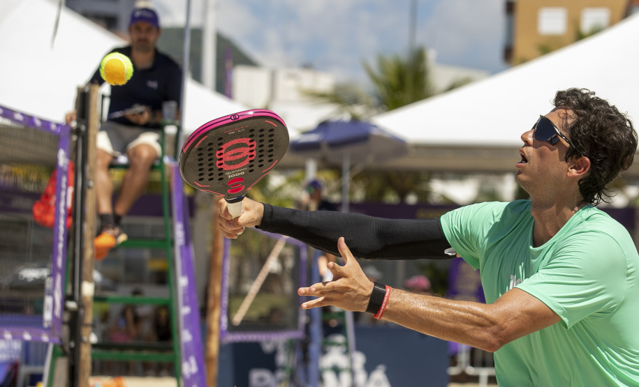 Arena Portos do Paraná em Caiobá recebe um dos maiores torneios de beach tennis do mundo