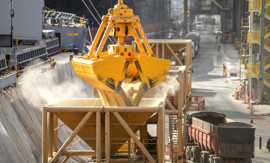 Portos do Paraná registram salto na movimentação de cevada e malte