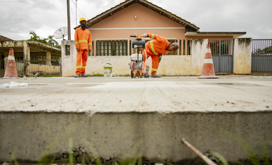 Obras viárias da Portos do Paraná em Antonina chegam a 50% e transformam acessos ao porto