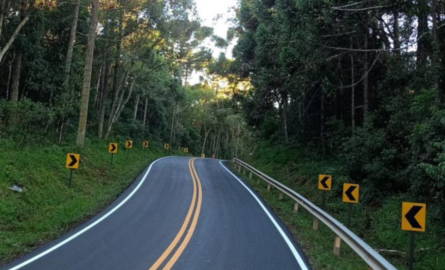 PR-825 em Campina do Simão