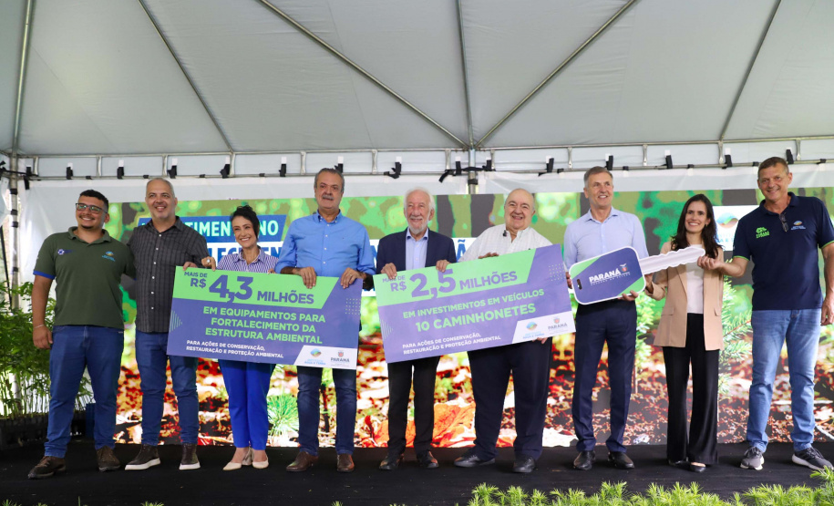 Governo entrega equipamentos e carros para reforçar cuidados com Unidades de Conservação