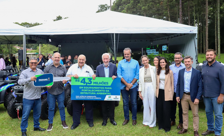 Governo entrega equipamentos e carros para reforçar cuidados com Unidades de Conservação