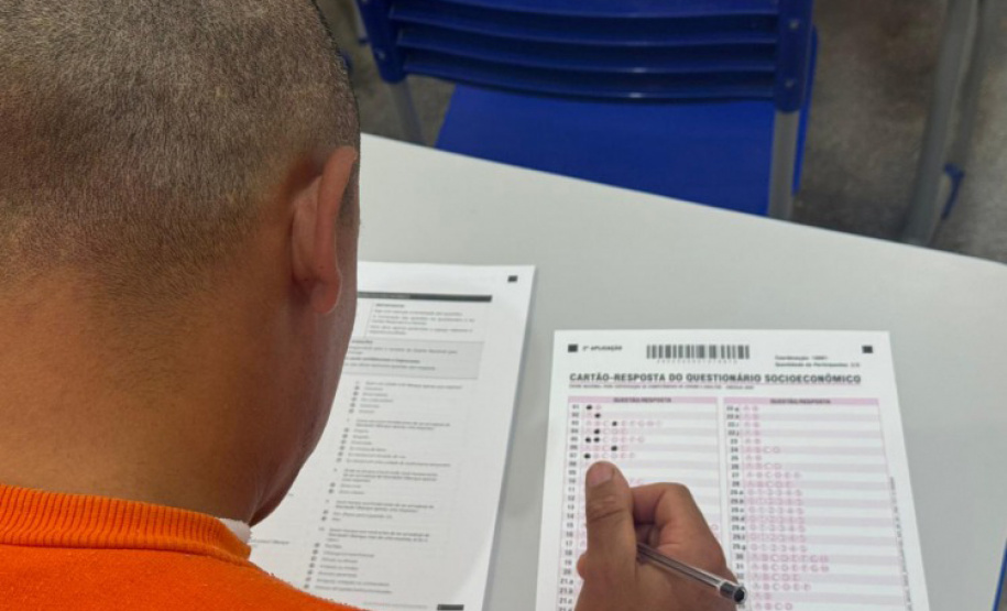 Mais de 20 mil pessoas privadas de liberdade participam de exames e certificações no Paraná em 2025