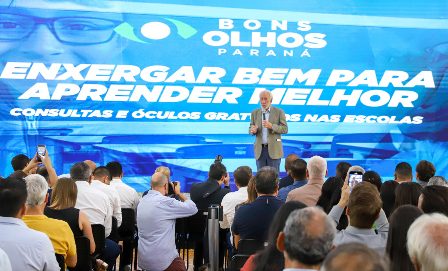 Estado lança 2ª fase do Programa Bons Olhos Paraná para atender mais 540 mil alunos