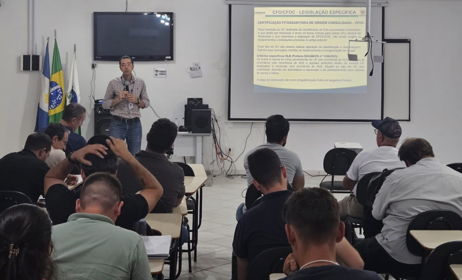 Adapar habilita 56 profissionais de seis Estados em certificações fitossanitárias