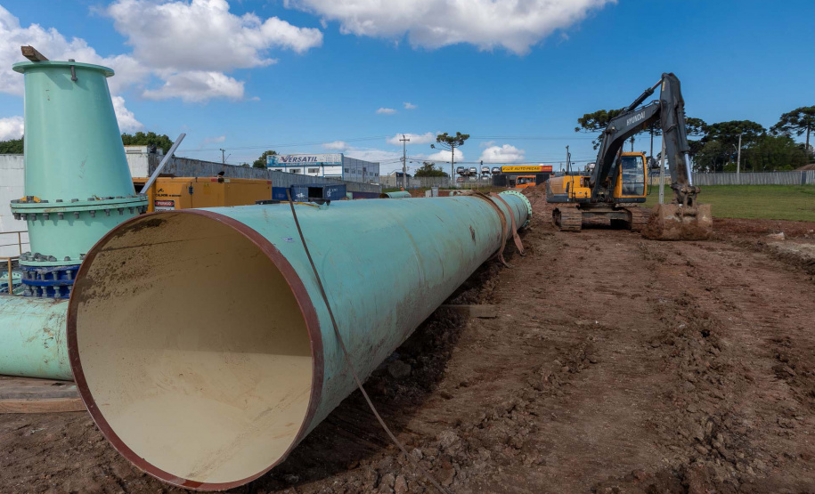 Sanepar realiza obras estratégicas em Curitiba nesta terça-feira (3) para ampliar sistemas de abastecimento