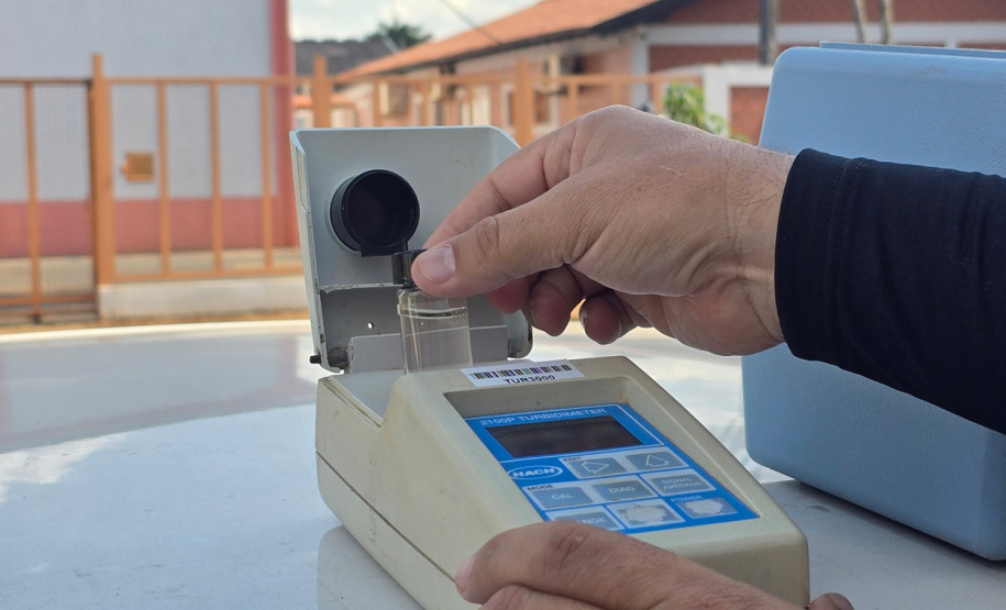 Sanepar inicia testes da adutora do Tibagi em Rolândia