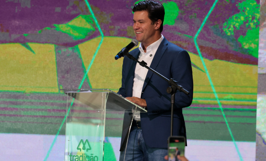 O governador Carlos Massa Ratinho Junior participa nesta quinta-feira (26), da inauguração de uma nova indústria de óleo e farelo de soja da Cooperativa Agroindustrial Tradição, em Pato Branco