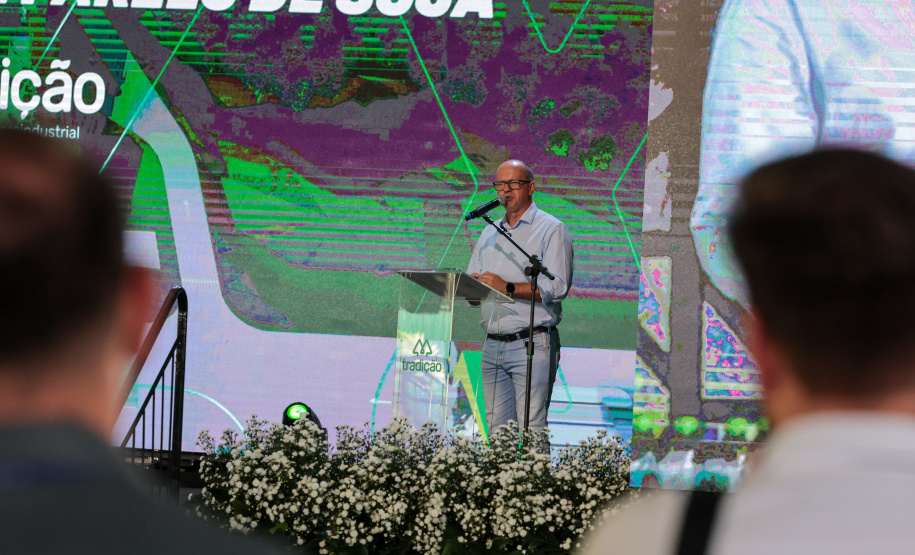 O governador Carlos Massa Ratinho Junior participa nesta quinta-feira (26), da inauguração de uma nova indústria de óleo e farelo de soja da Cooperativa Agroindustrial Tradição, em Pato Branco