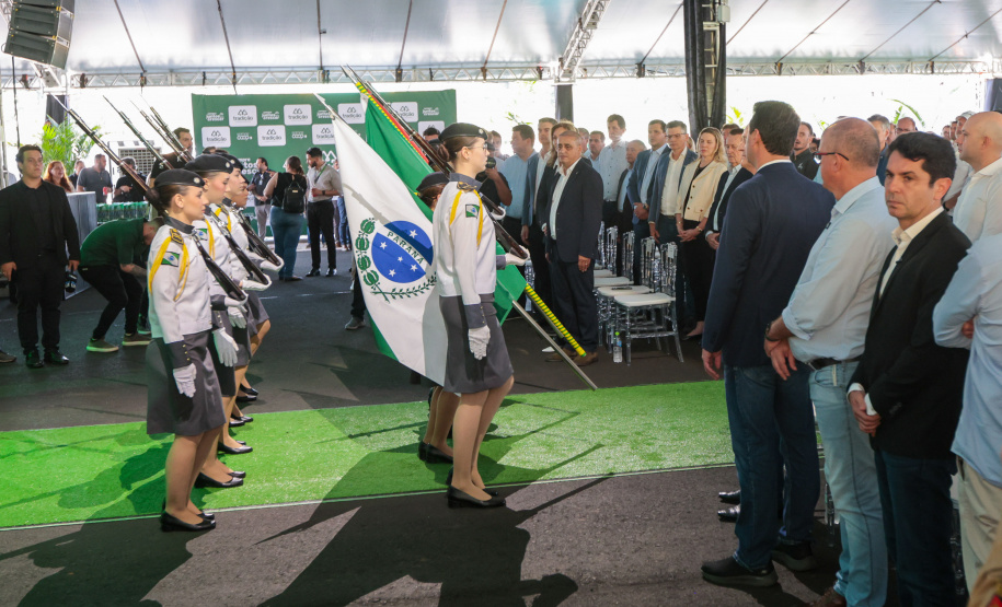 O governador Carlos Massa Ratinho Junior participa nesta quinta-feira (26), da inauguração de uma nova indústria de óleo e farelo de soja da Cooperativa Agroindustrial Tradição, em Pato Branco