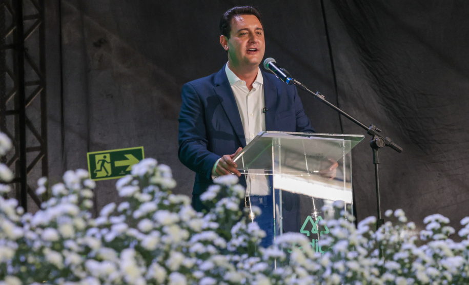 O governador Carlos Massa Ratinho Junior participa nesta quinta-feira (26), da inauguração de uma nova indústria de óleo e farelo de soja da Cooperativa Agroindustrial Tradição, em Pato Branco