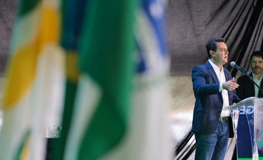 O governador Carlos Massa Ratinho Junior participa nesta quinta-feira (26), da inauguração de uma nova indústria de óleo e farelo de soja da Cooperativa Agroindustrial Tradição, em Pato Branco