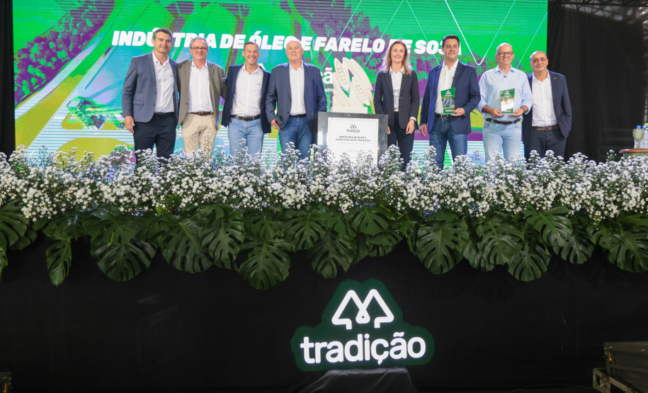 O governador Carlos Massa Ratinho Junior participa nesta quinta-feira (26), da inauguração de uma nova indústria de óleo e farelo de soja da Cooperativa Agroindustrial Tradição, em Pato Branco