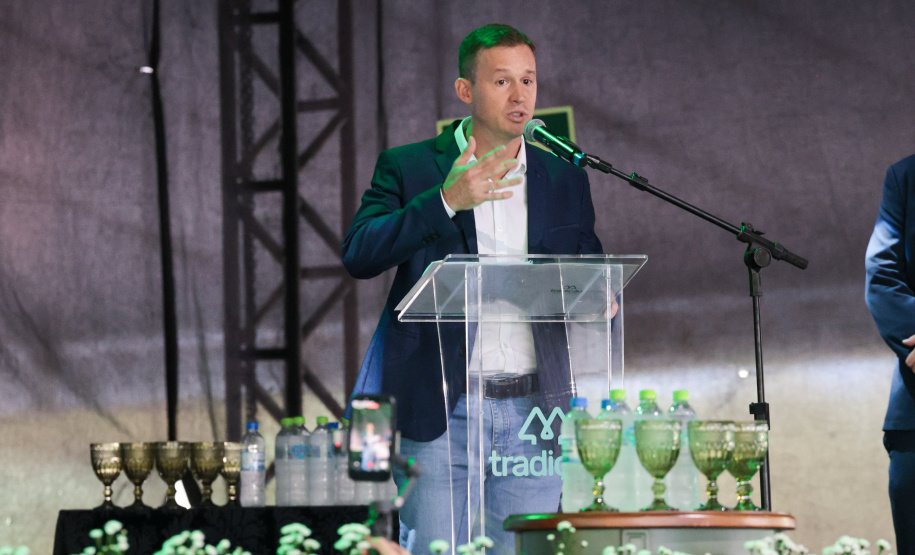 O governador Carlos Massa Ratinho Junior participa nesta quinta-feira (26), da inauguração de uma nova indústria de óleo e farelo de soja da Cooperativa Agroindustrial Tradição, em Pato Branco