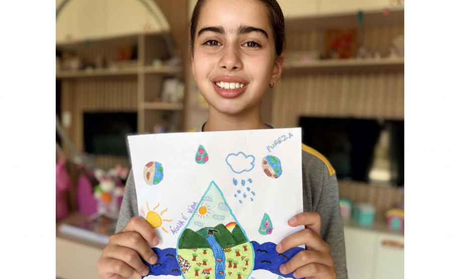 concurso cultural/ambiental feito para o Dia da Água